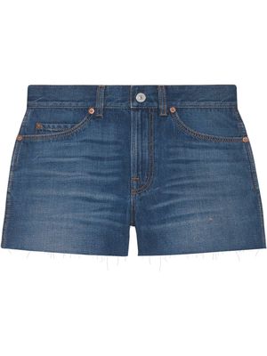 Gucci mini denim shorts - Blue