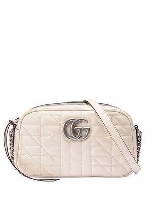 Gucci small GG Marmont shoulder bag - White