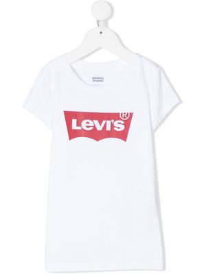 Levi's Kids short sleeve printed logo T-shirt - White