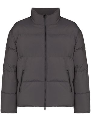 Represent high neck puffer jacket - Grey