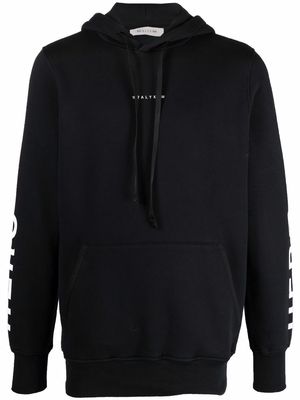 1017 ALYX 9SM graphic-logo print pullover hoodie - Black