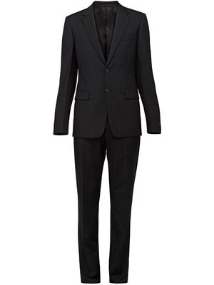 Prada slim fit two piece suit - Black