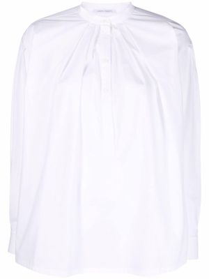 Alberta Ferretti mandarin collar shirt - White