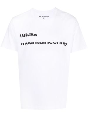 White Mountaineering chest-logo crewneck T-shirt