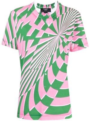 Stella McCartney x Ed Curtis Psychedelic-print T-shirt - Pink