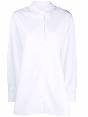 Loulou Studio Espanto cotton shirt - WHITE