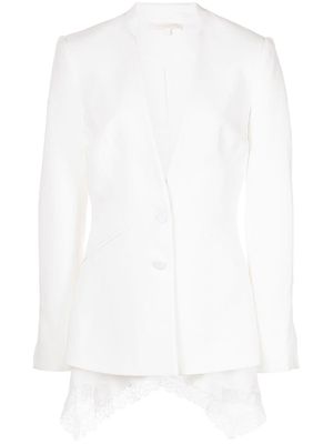 Jonathan Simkhai tailored crepe jacket - White