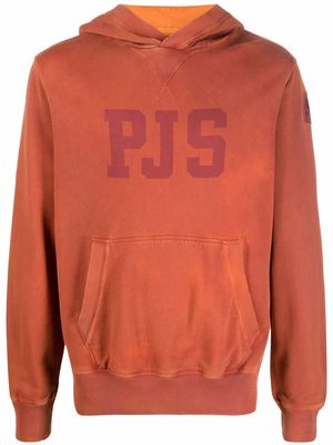 Parajumpers logo-print hoodie - Orange