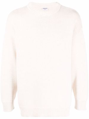 Balenciaga knitted crew-neck jumper - Neutrals