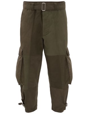 JW Anderson belted cargo trousers - Green