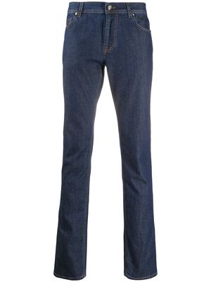 Corneliani slim fit mid-rise jeans - Blue