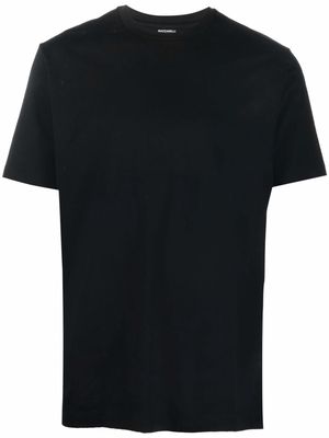 Mazzarelli round-neck cotton T-shirt - Black