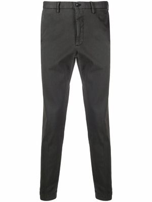 Incotex mid-rise straight-leg trousers - Grey