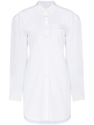 Alexander Wang long-sleeve cotton shirtdress - White
