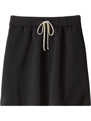Gucci GG jacquard jersey skirt - Black