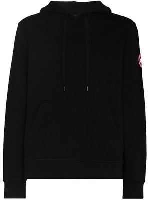 Canada Goose Huron logo-patch hoodie - Black