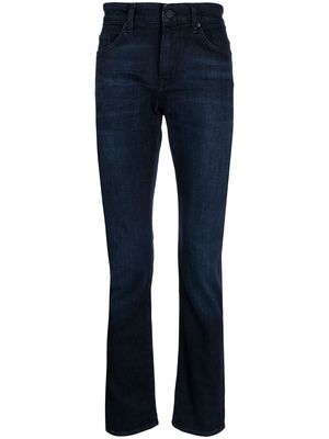 BOSS slim fit cashmere-touch denim jeans - Blue