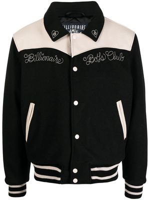 Billionaire Boys Club embroidered-logo quilted jacket - Black
