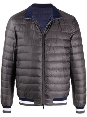 Herno zip-up padded jacket - Blue