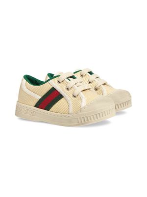 Gucci Kids Tennis 1977 low-top sneakers - White