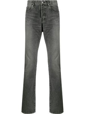 Saint Laurent faded effect jeans - Grey