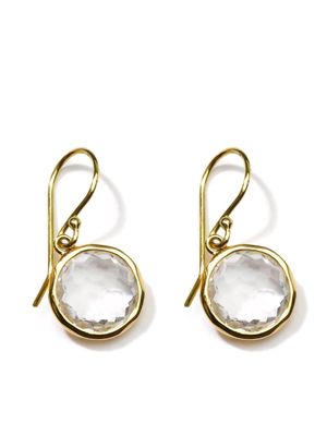 IPPOLITA 18kt yellow gold Lollipop clear quartz drop earrings