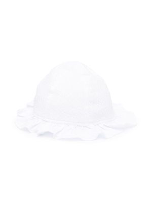 Il Gufo cotton sun hat - White