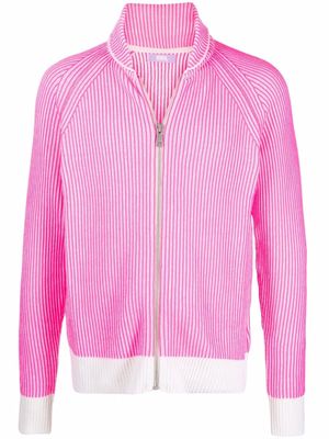ERL zipped knit cardigan - Pink