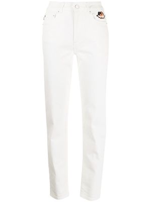 Fiorucci Icon Angel Tara straight-leg jeans - White