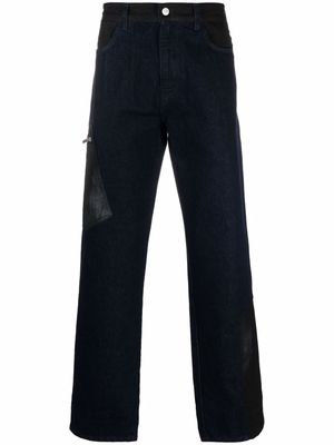 MCQ panelled straight jeans - Blue