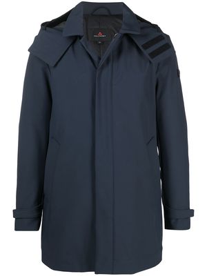 Peuterey logo patch rain jacket - Blue