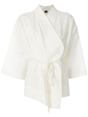 Osklen Wrap Pin top - White