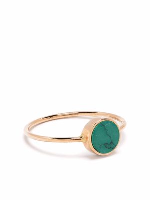 GINETTE NY 18kt yellow gold mini Ever turquoise ring