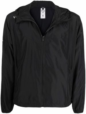 Versace Greca-print hooded jacket - Black