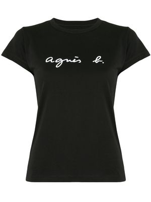 agnès b. Brando short-sleeved T-shirt - Black