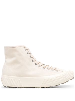 Superga high-top flatform sneakers - White