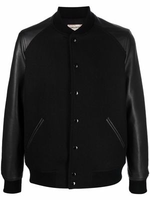 Zadig&Voltaire Birdih panelled bomber jacket - Black