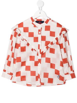 The Animals Observatory checker-print shirt - Neutrals