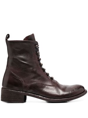 Officine Creative Lison lace-up boots - Brown