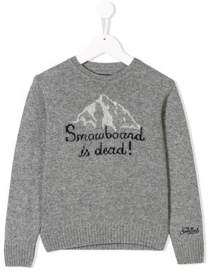 MC2 Saint Barth Kids Snowboard is Dead sweater - Grey