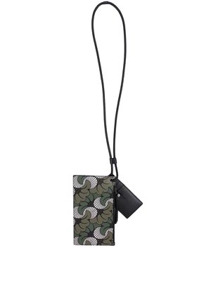 Ports V floral paisley-print strap cardholder - Green