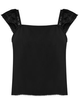 Martha Medeiros Gaya crepe blouse - Black