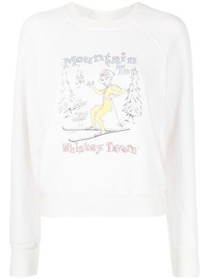 RE/DONE Whiskey Tavern jersey sweatshirt - White
