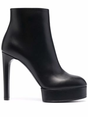 Casadei leather ankle boots - Black