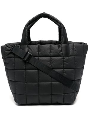VeeCollective large quilted tote bag - Black