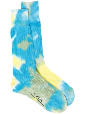 Suicoke tie-dye ankle socks - Blue