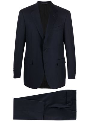 Canali single-breasted wool suit - Blue