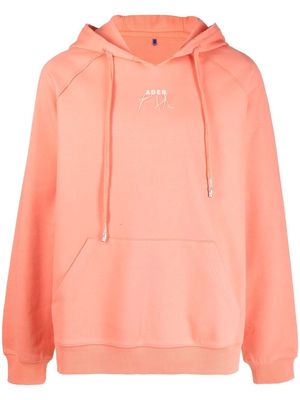 Ader Error logo-embellished hoodie - Pink