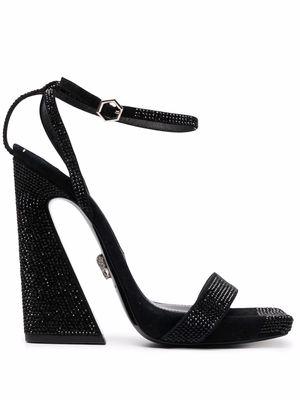 Philipp Plein strass-embellished sandals - Black