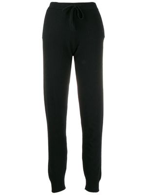 Chinti and Parker cashmere track pants - Black
